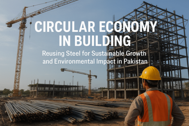 Circular Economy in Building: Reusing Steel for Sustainable Growth and Environmental Impact in Pakistan